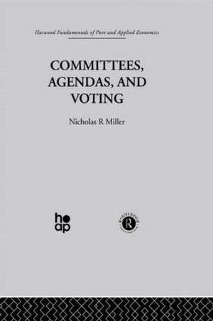 Committees, Agendas and Voting de N. Miller