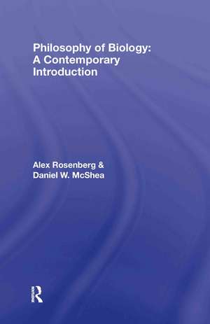 Philosophy of Biology: A Contemporary Introduction de Alex Rosenberg