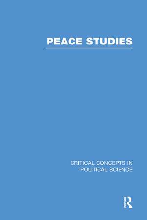 Peace Studies de Matthew Evangelista