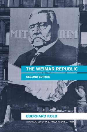 The Weimar Republic de Eberhard Kolb