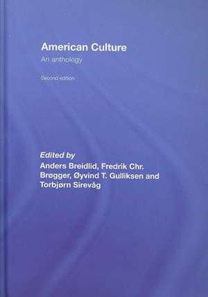 American Culture: An Anthology de Anders Breidlid