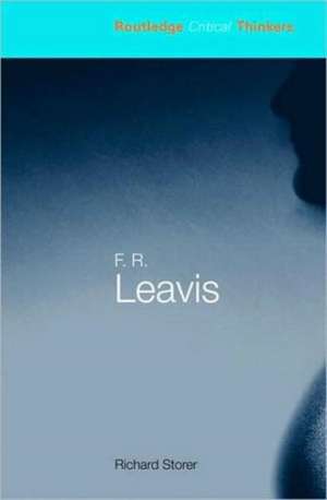 F.R. Leavis de Richard Storer