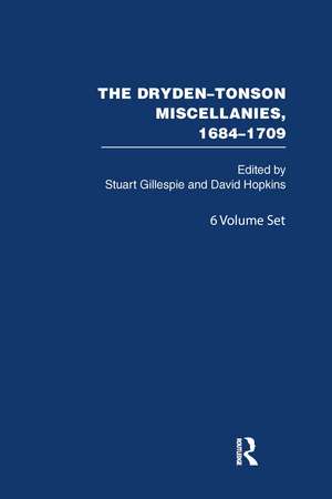 The Dryden-Tonson Miscellanies 6 vols de David Hopkins