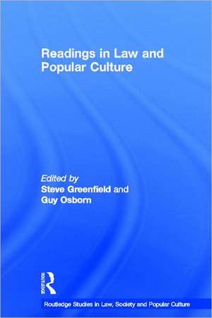 Readings in Law and Popular Culture de Steven Greenfield