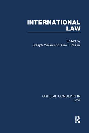 International Law de Joseph Weiler