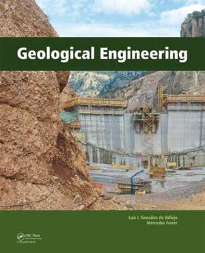 Geological Engineering de Luis Gonzalez de Vallejo