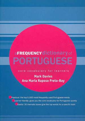 A Frequency Dictionary of Portuguese de Mark Davies