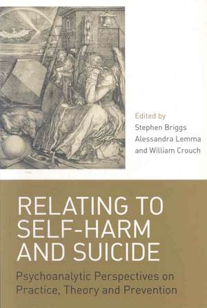 Relating to Self-Harm and Suicide: Psychoanalytic Perspectives on Practice, Theory and Prevention de Stephen Briggs