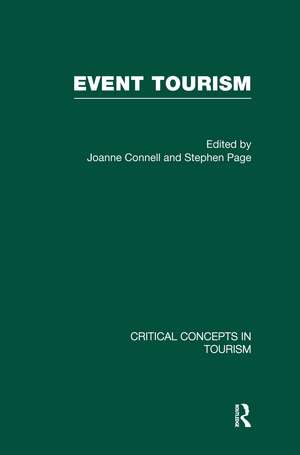 Event Tourism de Stephen J. Page