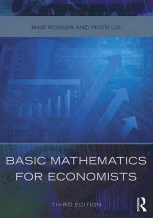 Basic Mathematics for Economists de Mike Rosser