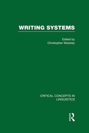 Writing Systems de Christopher Moseley