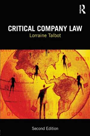 Critical Company Law de Lorraine Talbot