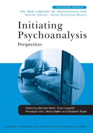 Initiating Psychoanalysis: Perspectives de Bernard Reith