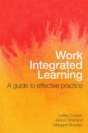 Work Integrated Learning: A Guide to Effective Practice de Lesley Cooper