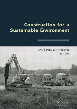 Construction for a Sustainable Environment de Robert Sarsby