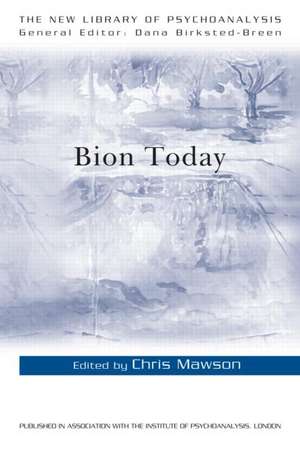 Bion Today de Chris Mawson