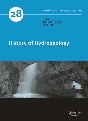 History of Hydrogeology de Nicholas Howden