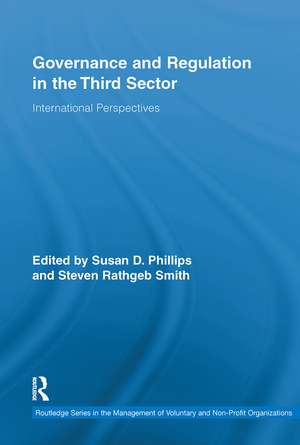 Governance and Regulation in the Third Sector: International Perspectives de Susan Phillips