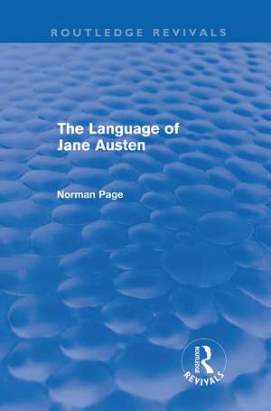 The Language of Jane Austen (Routledge Revivals) de Norman Page