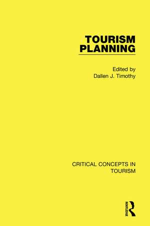 Tourism Planning de Dallen Timothy