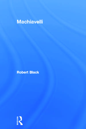 Machiavelli de Robert Black