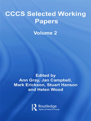 CCCS Selected Working Papers: Volume 2 de Ann Gray