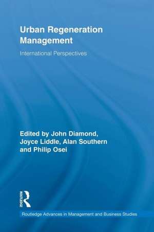 Urban Regeneration Management: International Perspectives de John Diamond