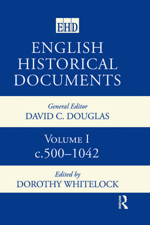 English Historical Documents Set de David Douglas