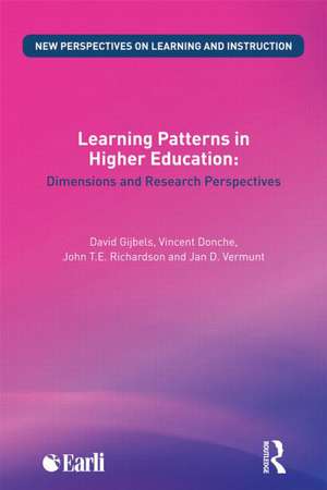 Learning Patterns in Higher Education: Dimensions and research perspectives de David Gijbels