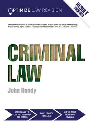 Optimize Criminal Law de John Hendy