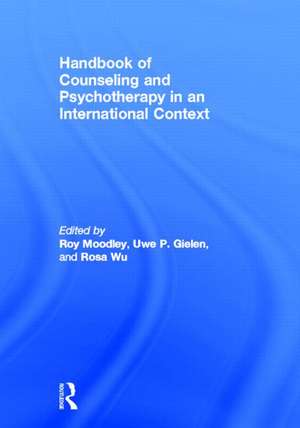 Handbook of Counseling and Psychotherapy in an International Context de Roy Moodley