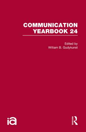 Communication Yearbook 24 de William Gudykunst