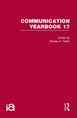 Communication Yearbook 17 de Stanley Deetz