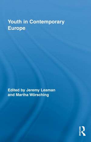 Youth in Contemporary Europe de Jeremy Leaman