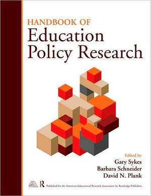 Handbook of Education Policy Research de Gary Sykes