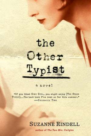 The Other Typist de Suzanne Rindell