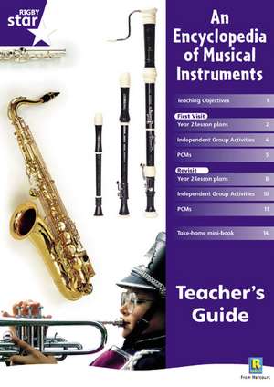 Rigby Star Shared Year 2 Non-Fiction: Encyclopedia of Musical Instruments Teachers Guide