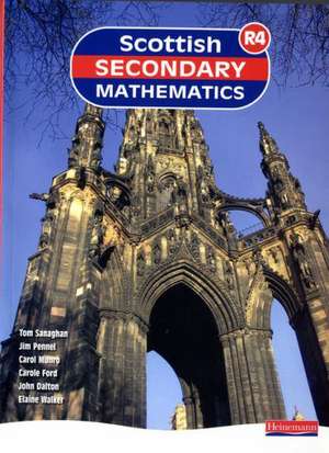 Scottish Secondary Mathematics Red 4 Student Book de Tom Sanaghan