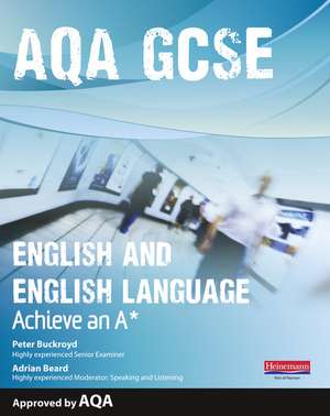 Buckroyd, P: AQA GCSE English and English Language Student B de Peter Buckroyd