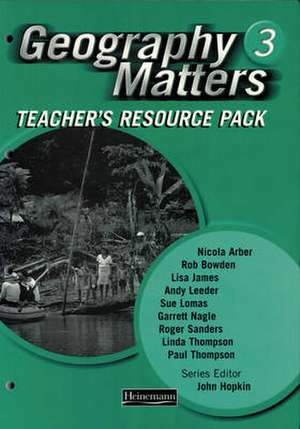 Geography Matters 3 Teacher's Resource Pack CD-ROM