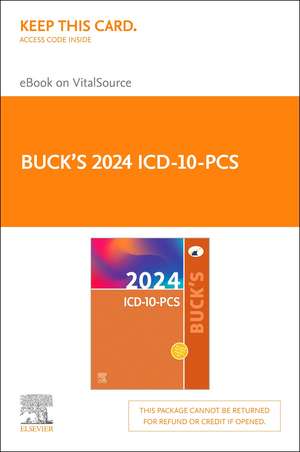 Buck's 2024 ICD-10-PCs - Elsevier E-Book on Vitalsource (Retail Access Card) de Elsevier