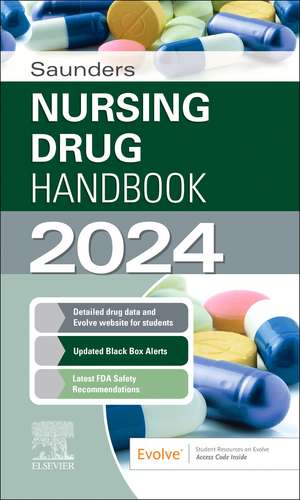 Saunders Nursing Drug Handbook 2024 de Robert Kizior