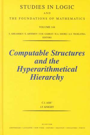 Computable Structures and the Hyperarithmetical Hierarchy de C.J. Ash