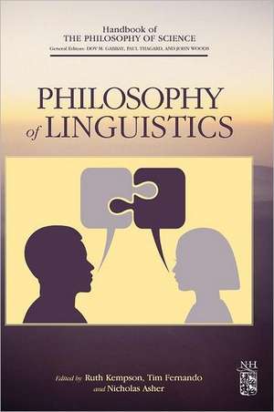 Philosophy of Linguistics de Dov M. Gabbay