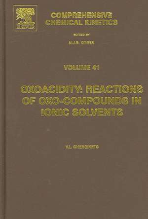 Oxoacidity: Reactions of Oxo-compounds in Ionic Solvents de Victor L. Cherginets