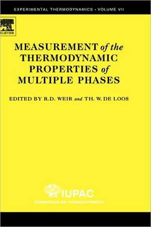 Measurement of the Thermodynamic Properties of Multiple Phases de Ron D. D. Weir