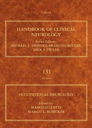 Occupational Neurology de Marcello Lotti