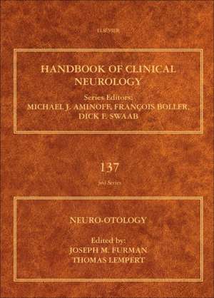 Neuro-Otology de Joseph M. Furman