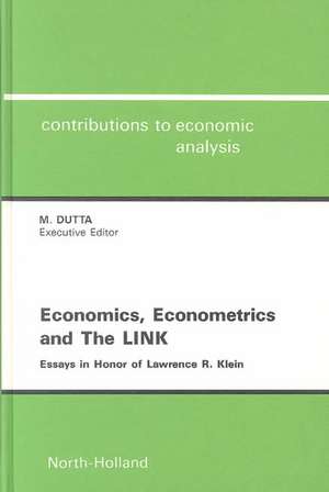 Economics, Econometrics and the Link: Essays in Honor of Lawrence R. Klein de Lawrence R. Klein