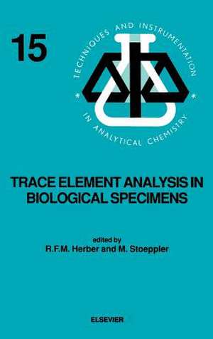 Trace Element Analysis in Biological Specimens de R.F.M. Herber